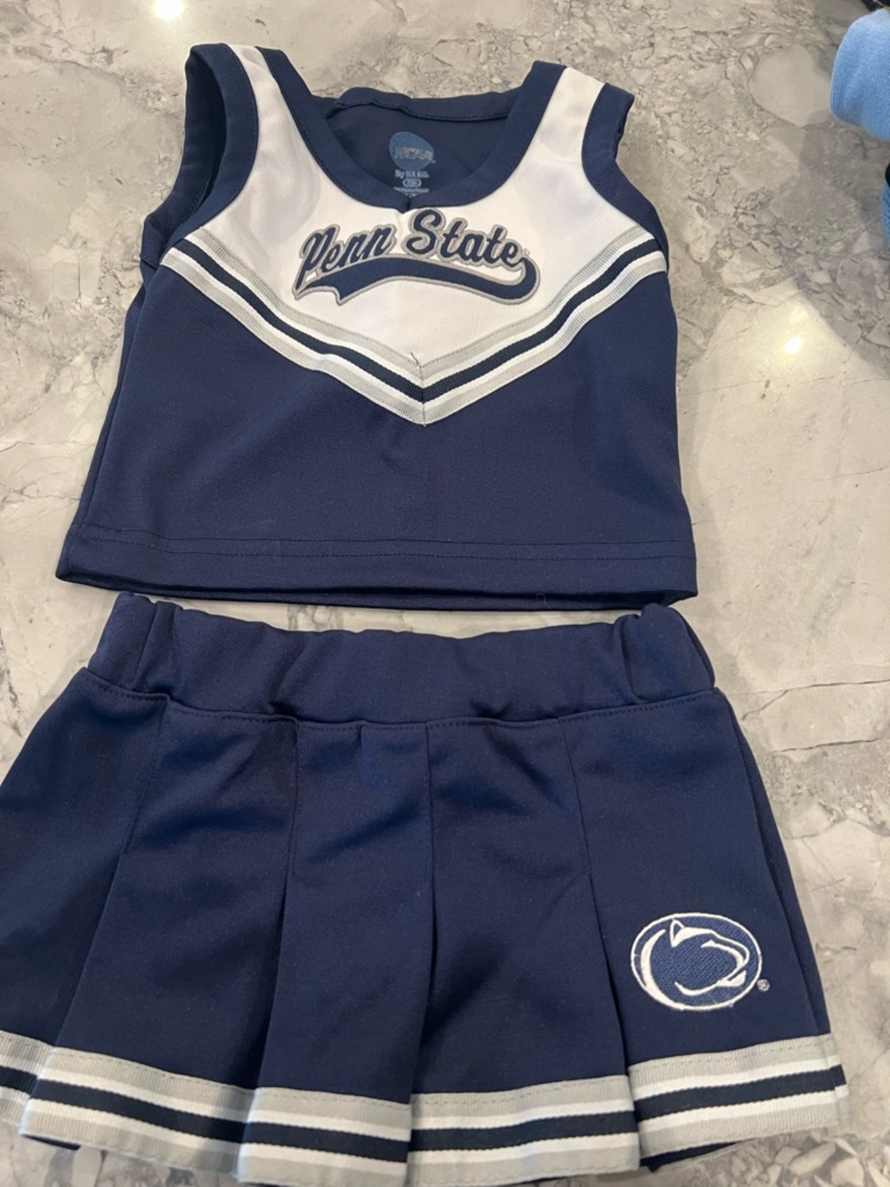 NCAA Penn State Cheer Top - Navy & White